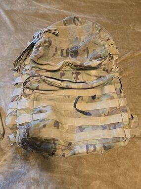 US Army Military Multicam Tactical Backpack Camo Mole 11 W/ Body Frame